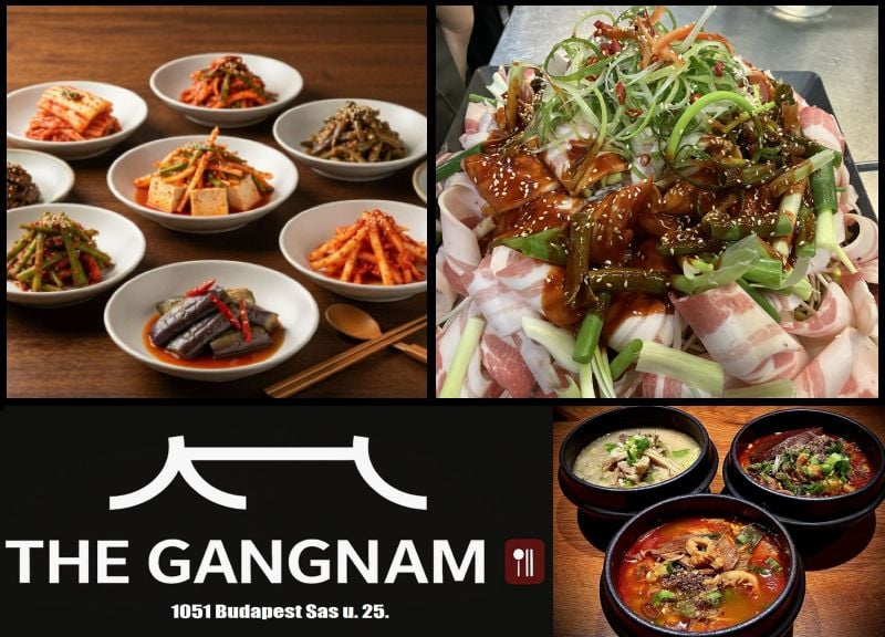 THE GANGNAM Food Collage
